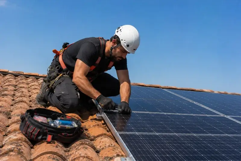 Maintenance et monitoring de panneaux solaires à Castelnaudary